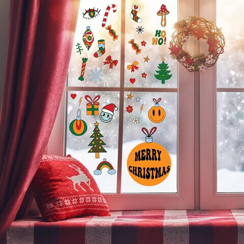 Sticker decorativ, 409003, Dimensiune: 40 x 100 cm, Multicolor