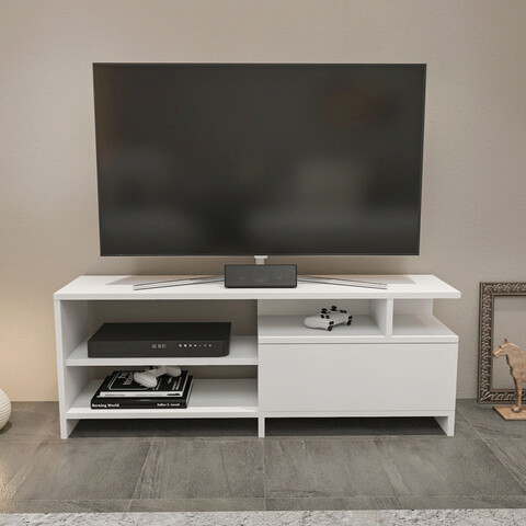 Comoda tv, retricy, pulaski, 120x29.9x45.6 cm, pal, alb