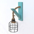 Lampa de masa, Evila Originals, 791EVL2536, Fier, Negru/Albastru