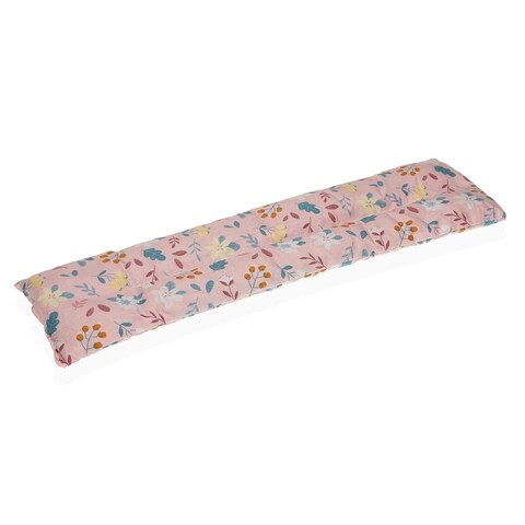 Perna termica Flowers, Versa, 45 x 10 x 13 cm, textil, roz