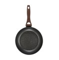 Tigaie Darkwood, Ambition, 20 cm, invelis Qualum Basic Stone Edition, aluminiu forjat, maro/negru