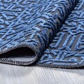 Covor, Las Monte 3010, 160x230 cm, 60% bumbac;40% fibre acrilice, Gri/Albastru Marin