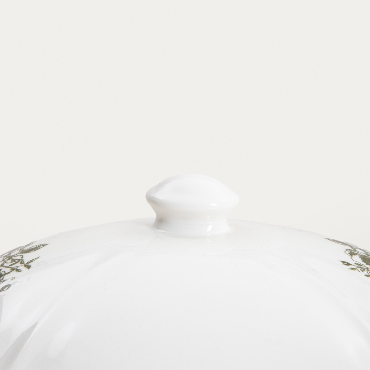 Supiera Lourry, Homla, 3 L, portelan, alb/verde - imagine 5