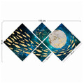 Set 4 tablouri decorative, 4MDF1613488855, MDF, Imprimat UV, Multicolor
