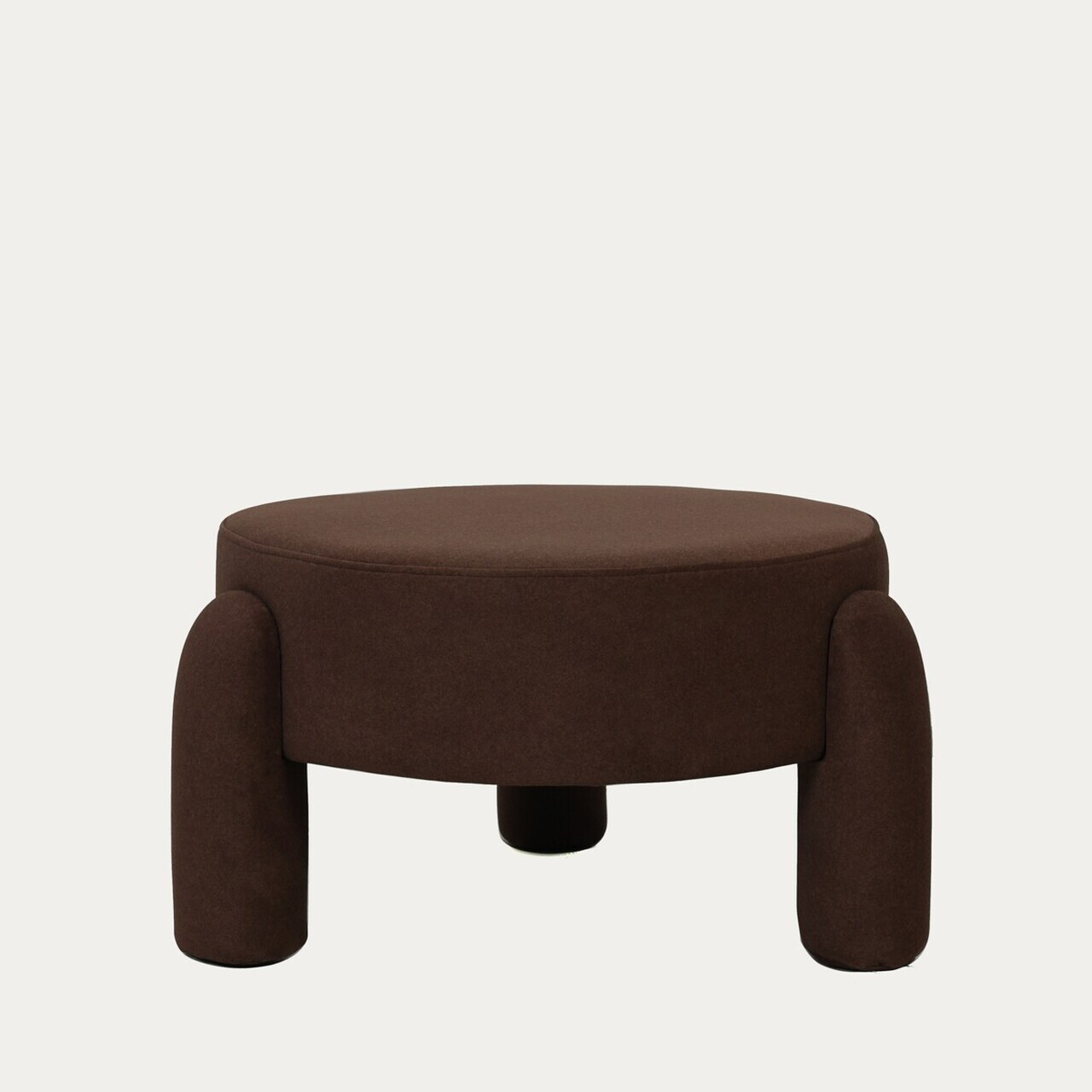 Taburet Ollera, Homla, 65x36 cm, MDF/poliester, maro inchis - view 2