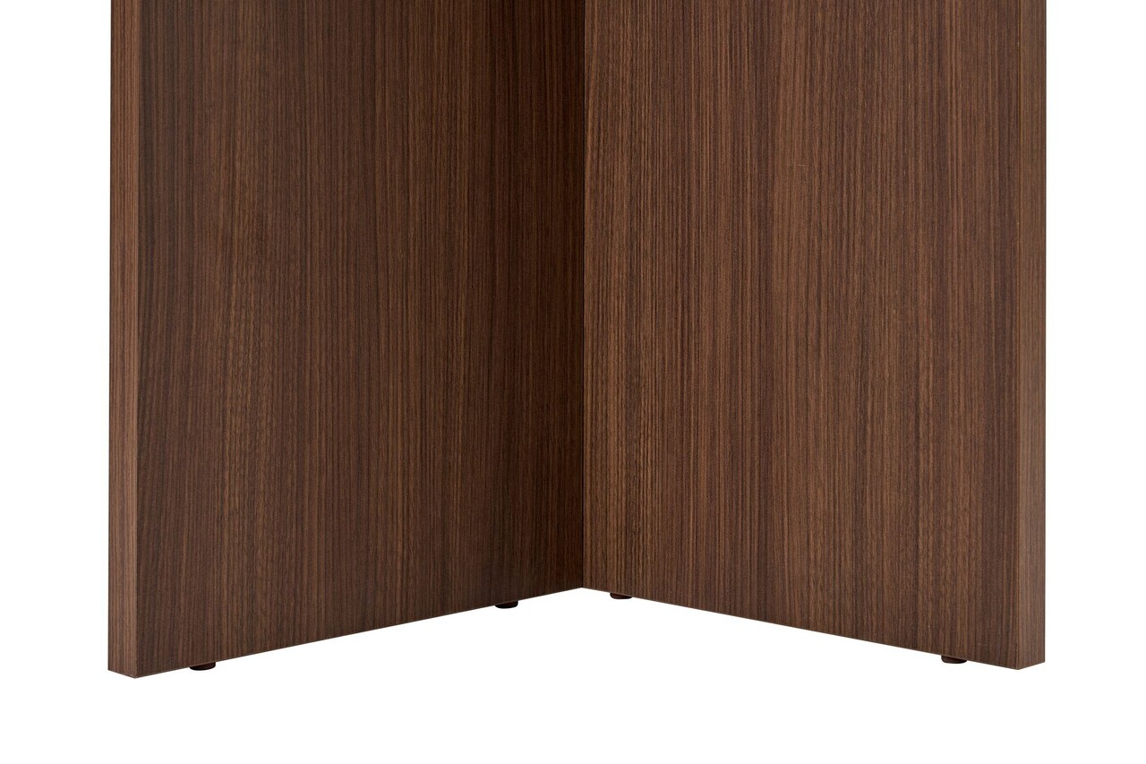 Masa, Nordure, Sablin, 180x75x90 cm, Travertin / Nuc - imagine 9