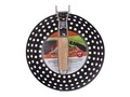 Wok pentru gratar Barbecue, Happy Green, Ø28x6.5 cm, metal/lemn