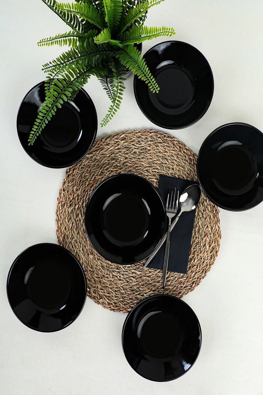 Set farfurii din ceramica pentru desert, Hermia, 275KRM1824, Multicolor - view 5