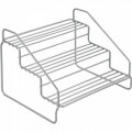 Etajera pentru condimente Steppo, Metaltex, 20x18x15 cm, inox/invelis din Polytherm, argintiu