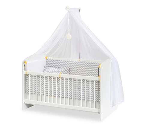 Patut pentru copii Baby Nest, Çilek, Customary Lift Bed White (60 x 120), 124x78x70 cm, Multicolor Çilek