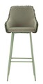Set 2 scaune de bar Alaska -A, Mauro Ferretti, 52x46x111 cm, fier/poliester, verde