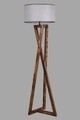 Lampadar, Luin, 8279-3, E27, 60 W, lemn/textil