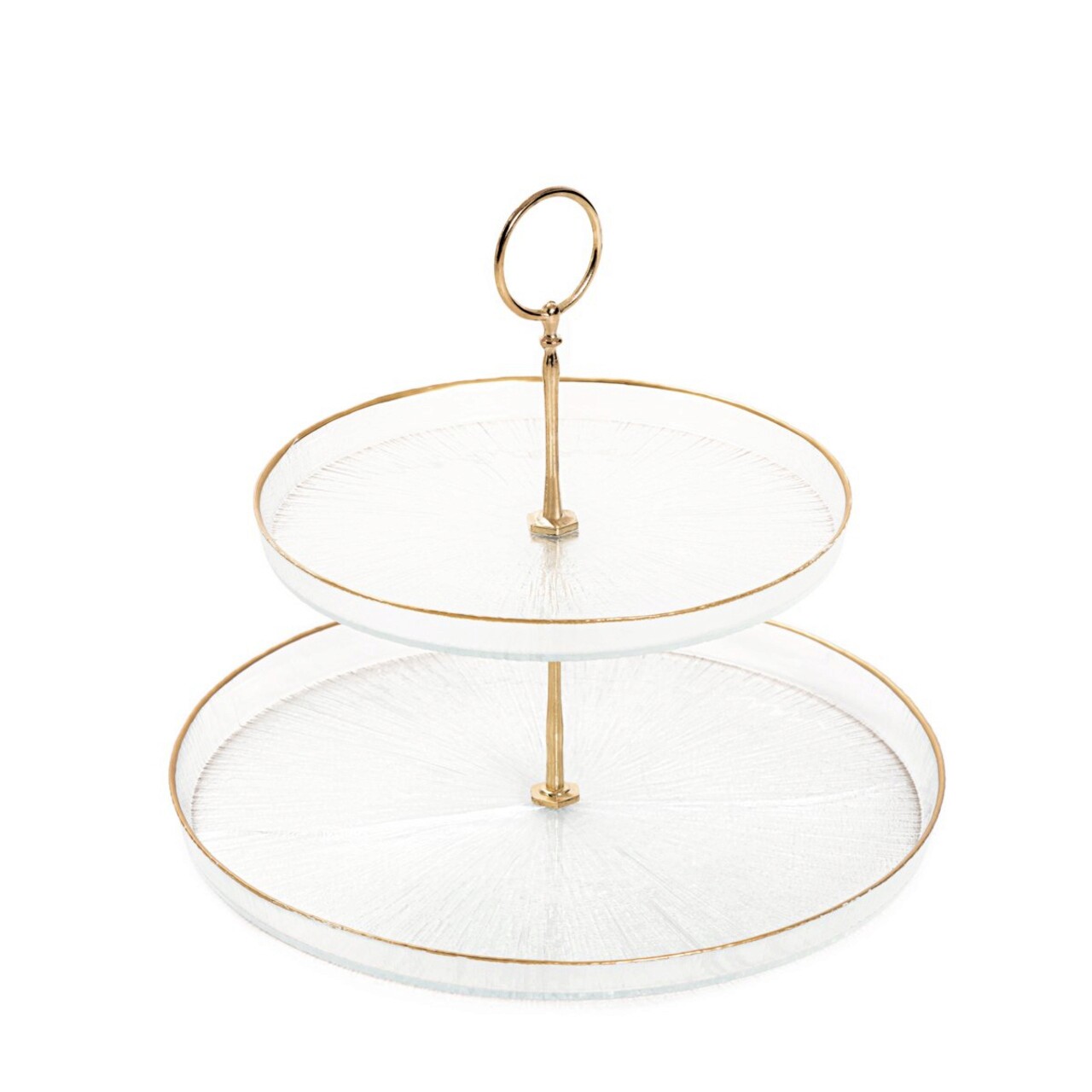 Etajera pentru prajituri Monze, Homla, 28/21 cm, sticla, transparent - view 2