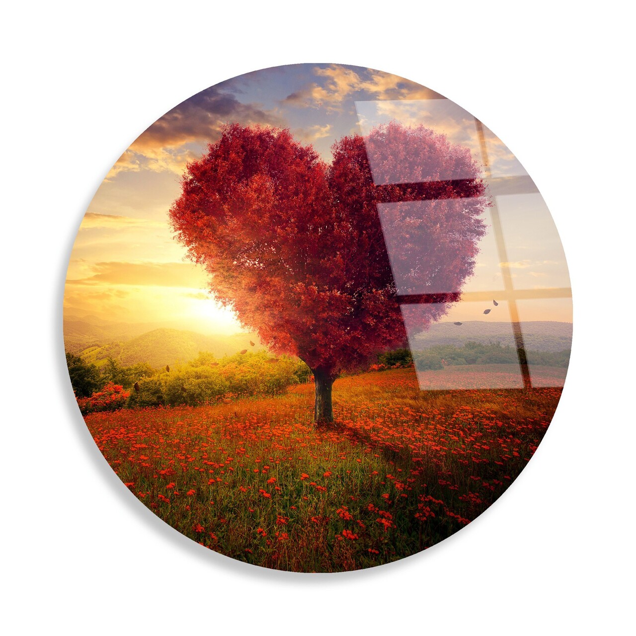 Tablou decorativ, UV-1127, Diametru: 60 cm, Multicolor - view 4