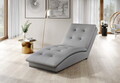 Sezlong living ELTAP, DOR-04SO, Doro, 170x85x95 cm, poliester, gri deschis