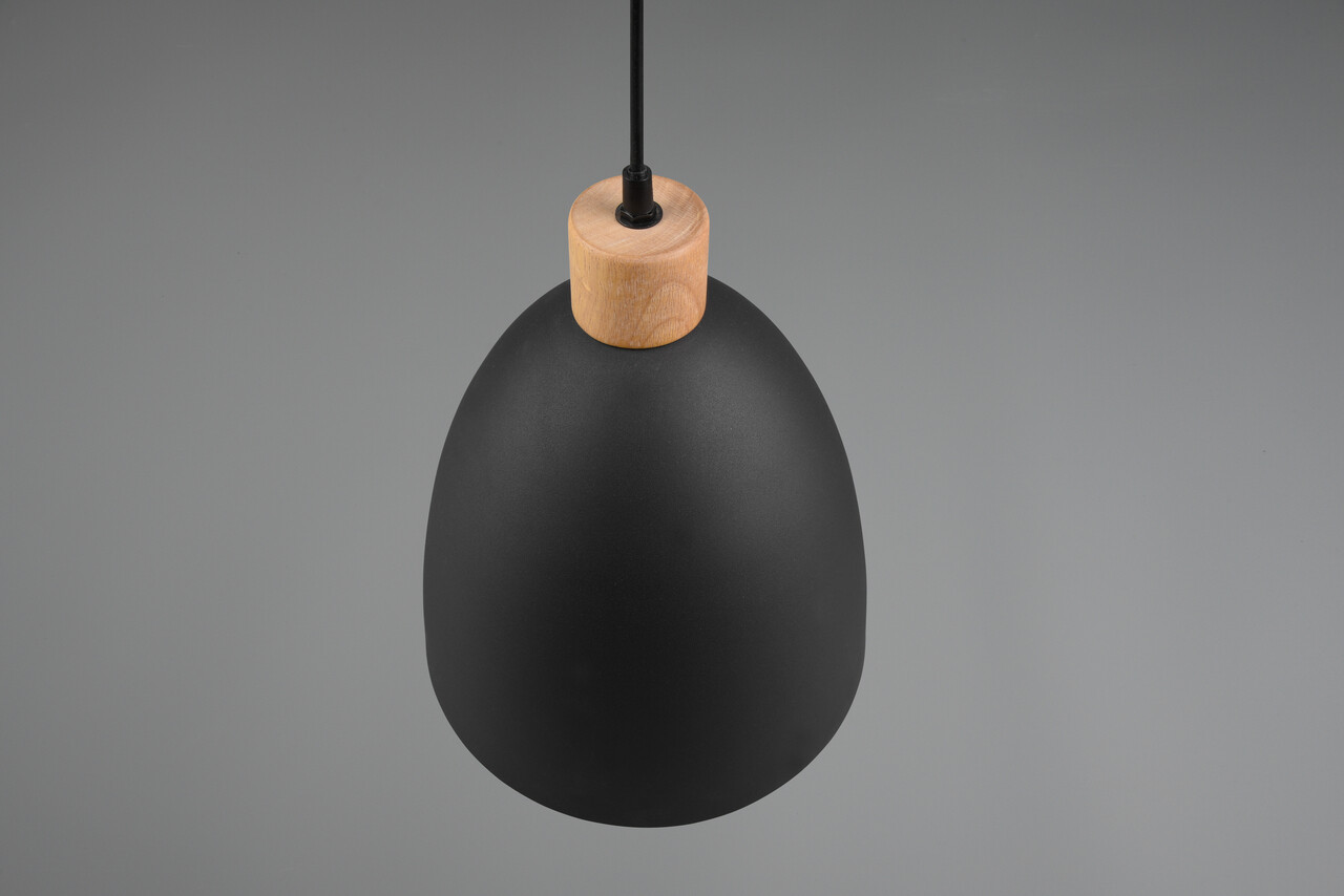 Lustra Jagger, RL, 25x150 cm, 40W, 1x E27, metal, negru mat - view 5