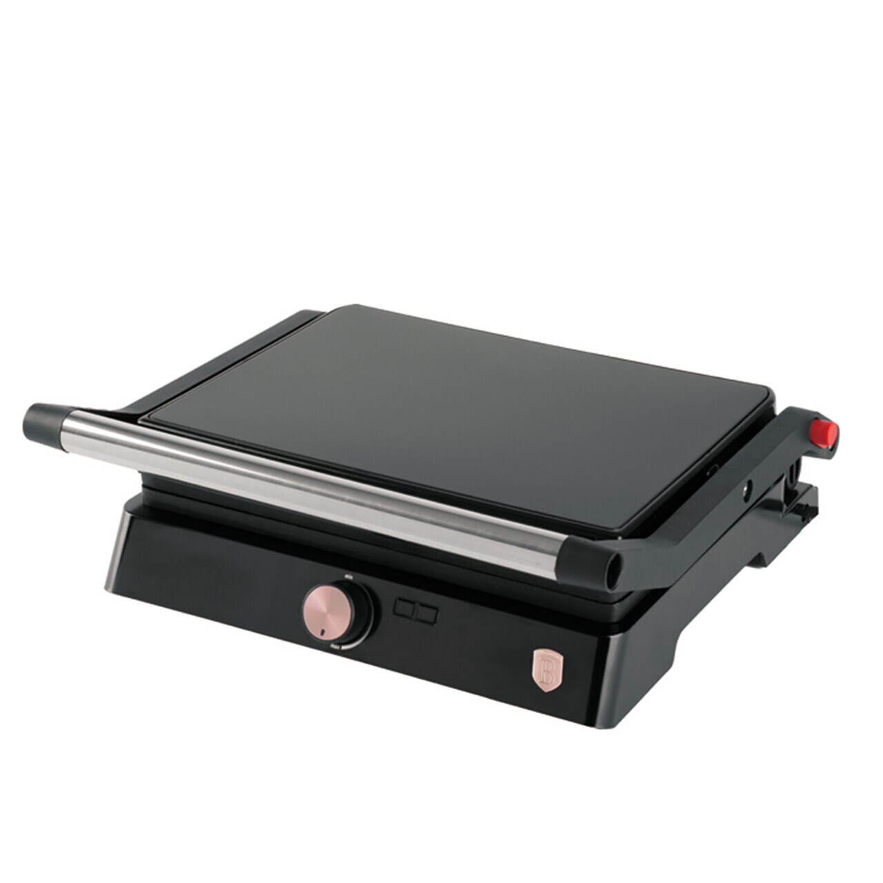 Gratar electric Berlinger Haus, Black Rose, 2200W, 29x23 cm, negru/argintiu - imagine 5