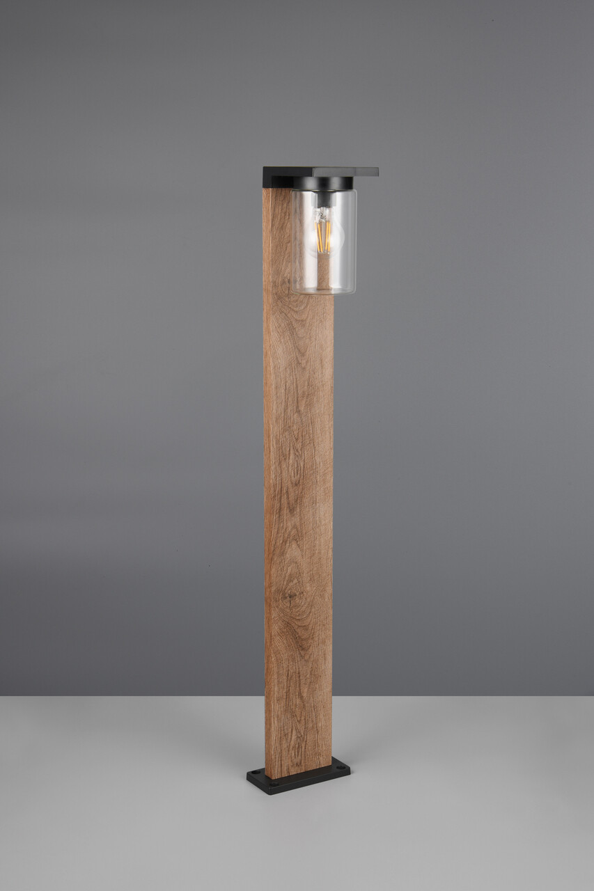 Lampadar de exterior Ardila, TRIO, 16x100 cm, 40W, 1x E27, aluminiu, natur/negru - 2 | YEO