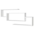 Raft pentru perete Janison, Furny Home, 103x14.5x48 cm, alb