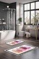 Set covorase de baie, Cartwright, CT-5092, Poliester, Multicolor