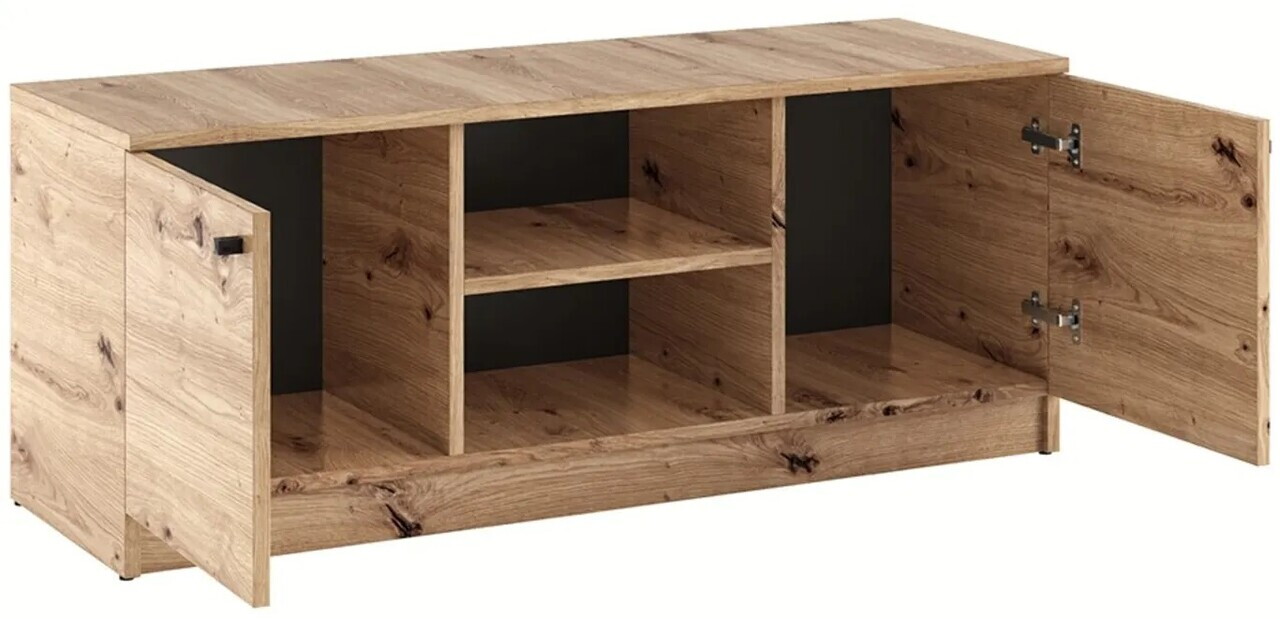 Comoda TV ADRK, Evi, 120x40x48.5 cm, PAL laminat, artisan — imaginea 4