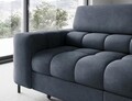 Coltar extensibil dreapta 5 locuri ELTAP, RT-40AU, Ferucce, 276x200x93 cm, lemn/poliester, albastru inchis