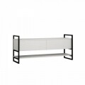 Comoda TV, Homitis, Metola - White, 131x58x39 cm