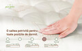 Saltea Feeling Luxury Brown 120x200 cm, H 30 cm, Multipocket, Latex