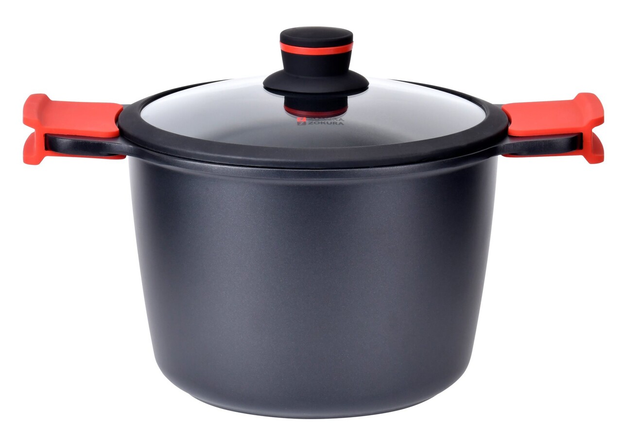 Oala aluminiu, 24cm/6,3L "Noble" - Zokura - imagine 2