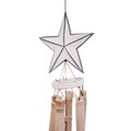 Clopotei de vant, Starfish, Creaciones Meng, 19x65 cm, bambus/arbore de matase