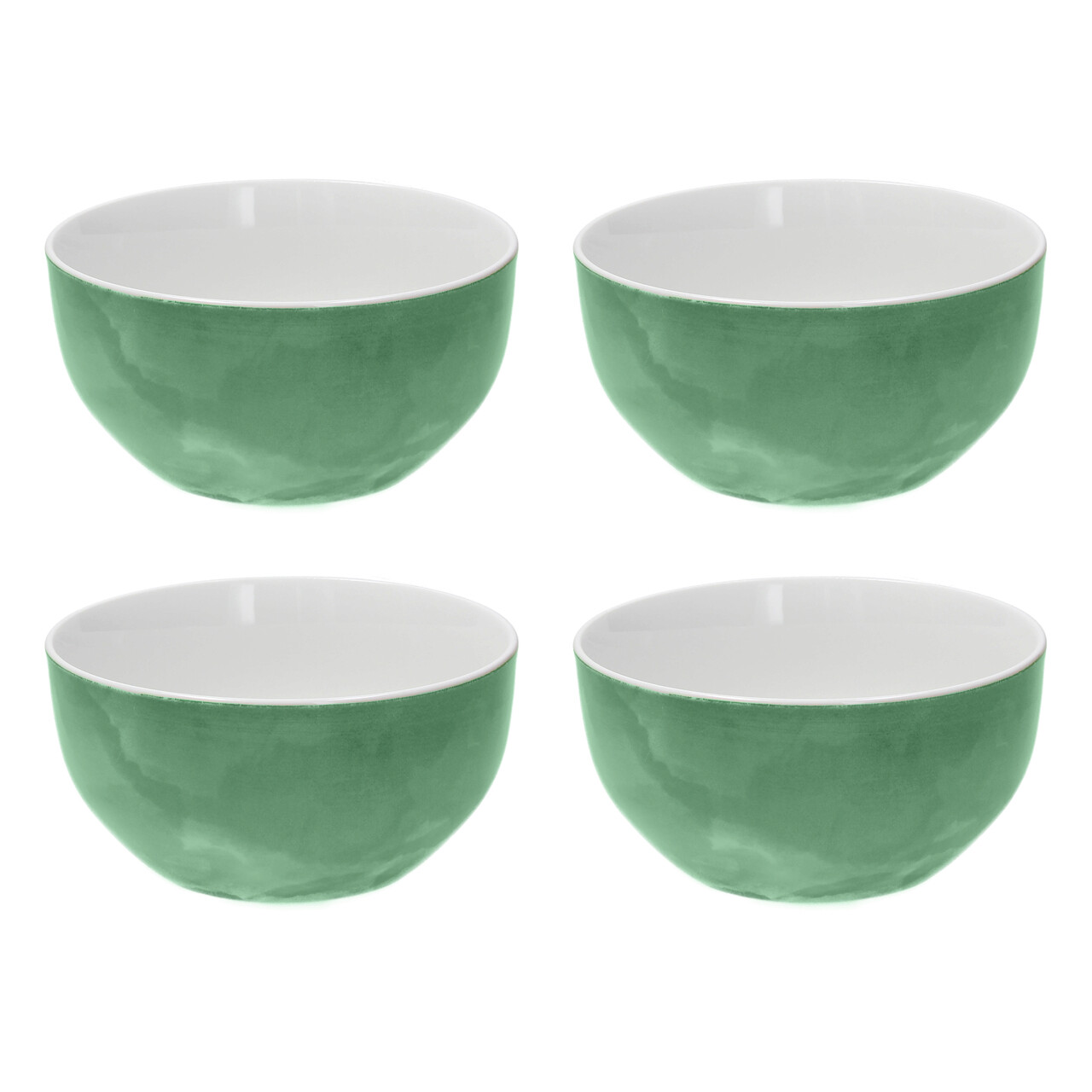 Set 4 boluri Sfera, Andrea Fontebasso, 14 cm, portelan, verde