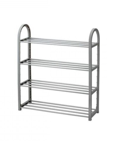 Pantofar cu 4 nivele confortime, 58x19x65 cm, metal, gri