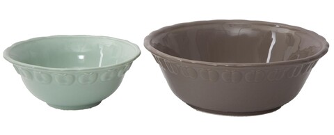Set 2 boluri decorative, petal, mauro ferretti, portelan