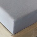 Cearceaf de pat cu elastic Claire, Homla, 200x200 cm, bumbac, gri