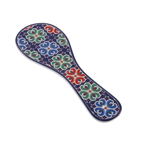Suport pentru lingura Tile, Versa, 18x10 cm, ceramica, multicolor