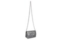 Geanta Juicy Couture Quilted 389, 20x5x13 cm, piele ecologica, antracit