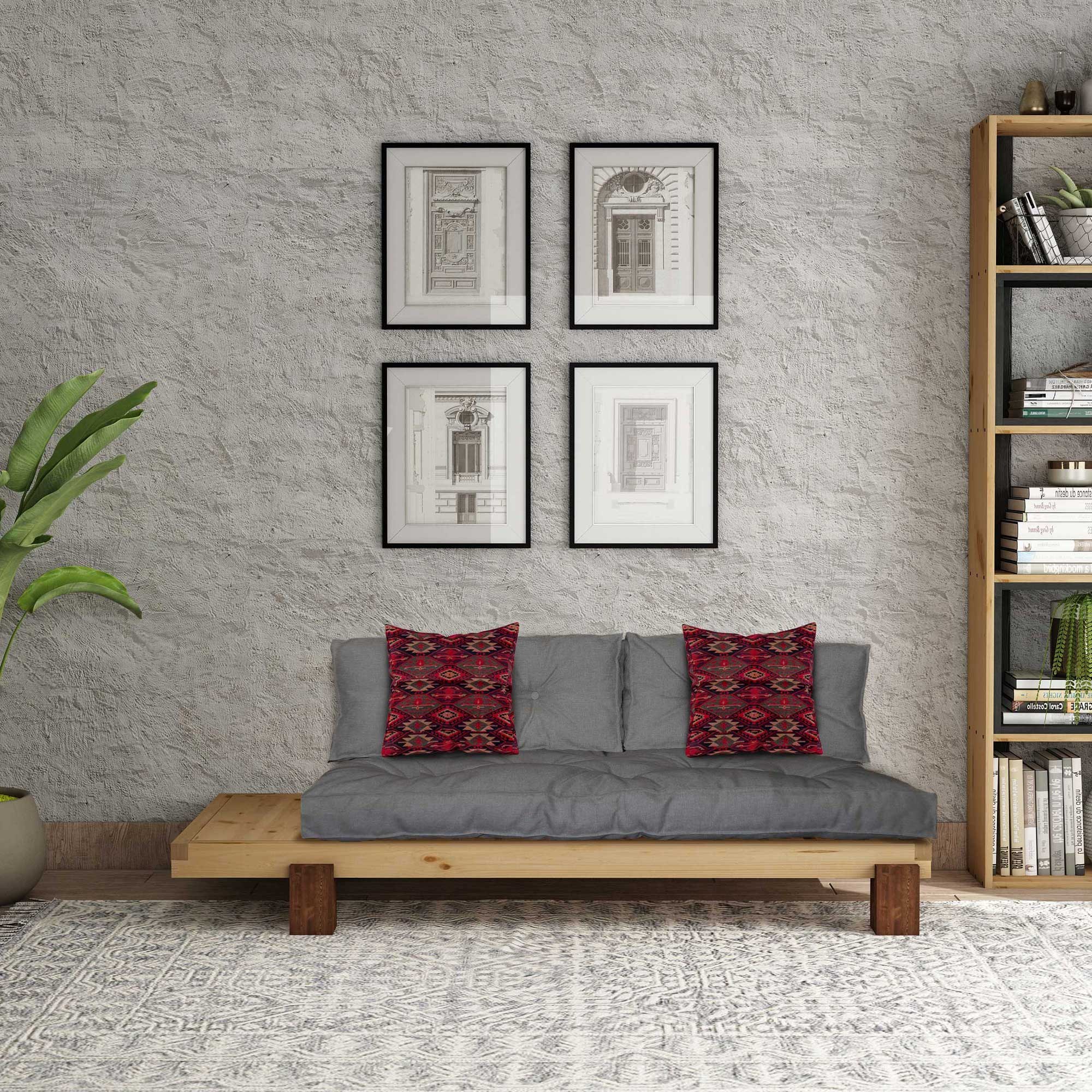 Șezlong, Atelier del Sofa, 135PLT1110, Lemn , Natural / Gri