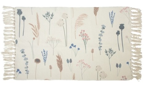 Covor full of flowers, 60x90 cm, policoton, multicolor