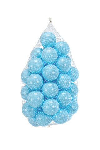 Bile pentru piscina copii, Bubble Pops 50, Plastic, Albastru mezoni.ro