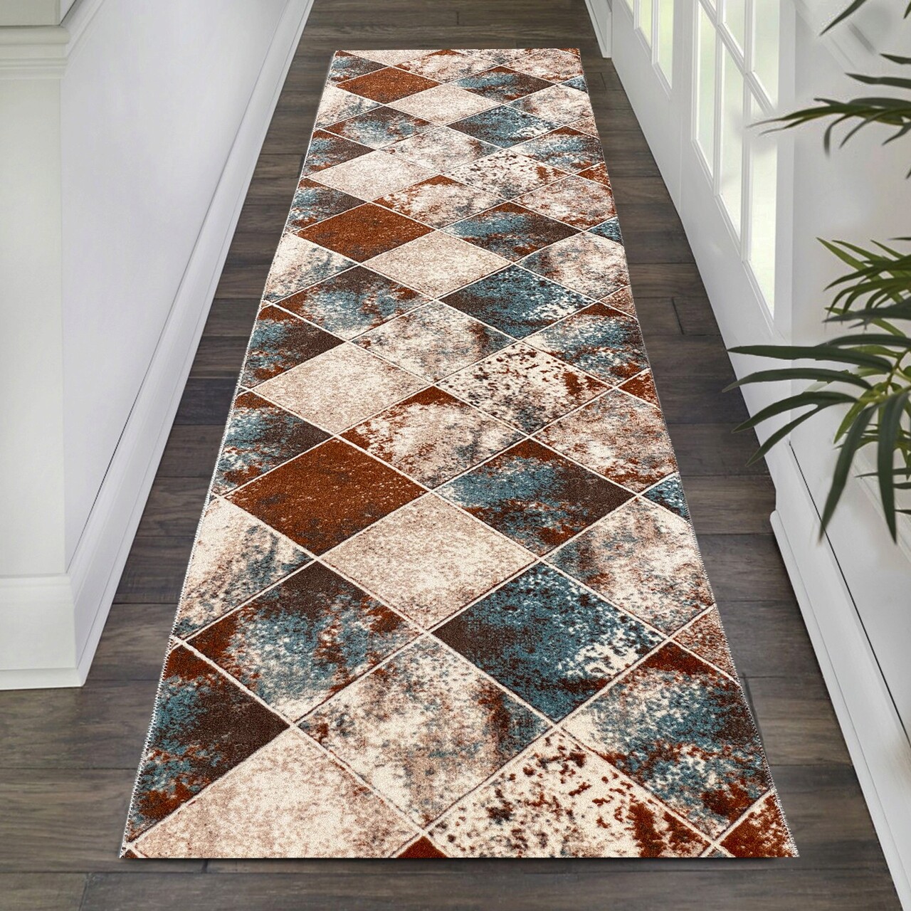 Covor, 010, 100x300 cm, Poliester, Multicolor