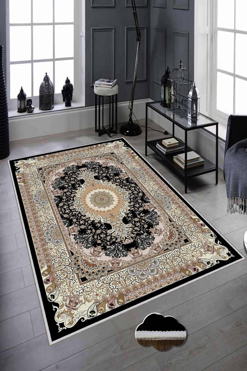 Covor Hmnt821 100x150 cm Poliester Multicolor