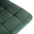 Scaun de bar Garza, Versa, 43.5 x 50.5 x 107.5 cm, metal/textil