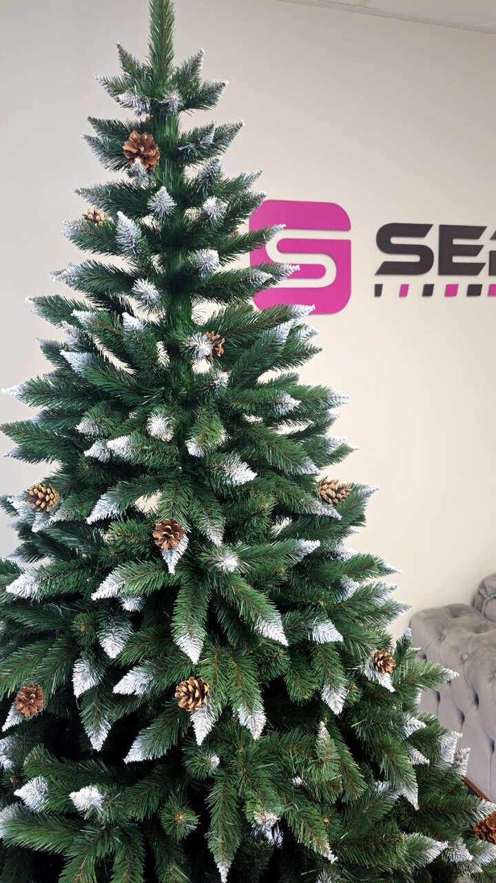 Brad artificial Christmas Deluxe by Sersimo, Danemark, 2D, 220cm — imaginea 16
