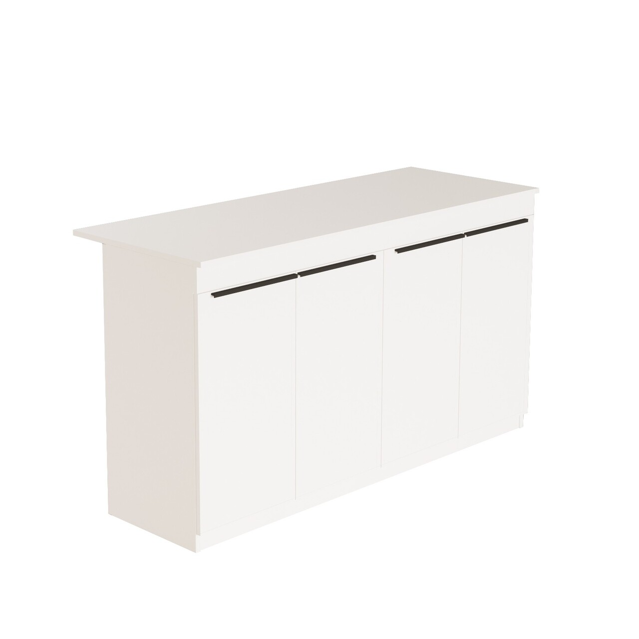 Masa de bucatarie, Hanah Home, OR1-W, 160x90x60 cm, Alb - view 5