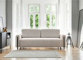 Canapea extensibila 3 locuri, ELTAP, SO-ARC-BL-18ROY, Arcadova, 244x97x97 cm, lemn/poliester, bej/negru