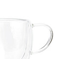 Set 2 cani Cembra, Homla, 120 ml, sticla borosilicata, transparent