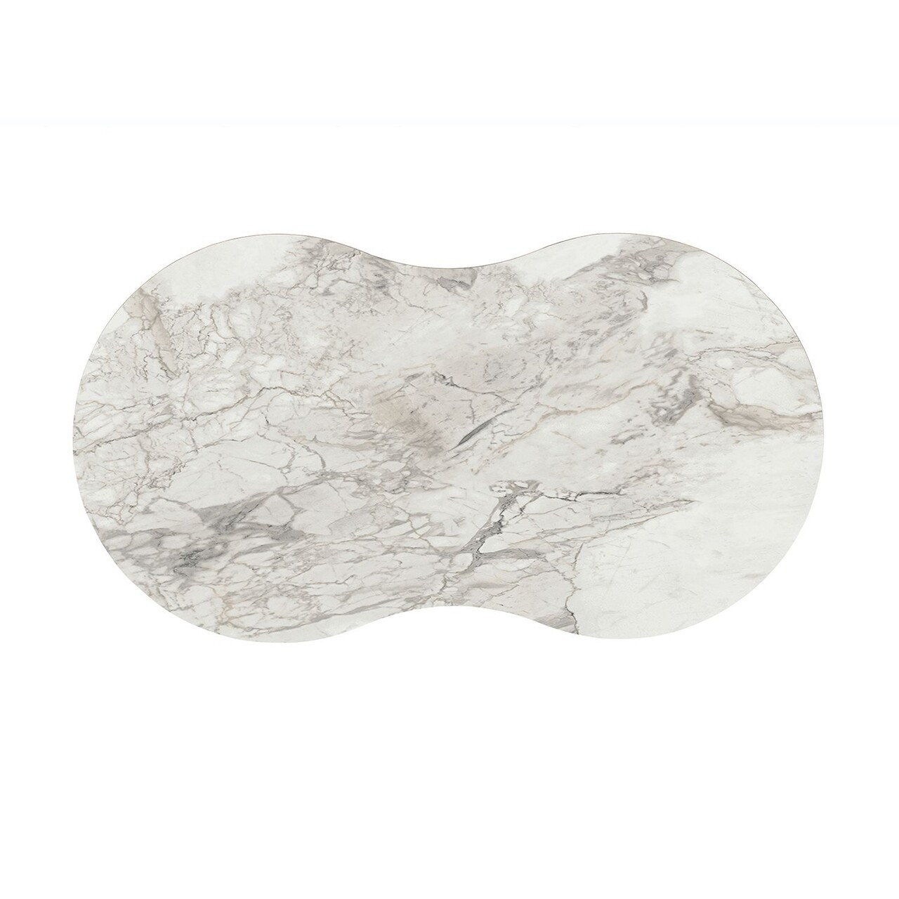 Masuta de cafea, Hanah Home, Moon, 99x45x54 cm, Alb - imagine 4