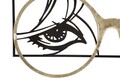 Decoratiune de perete Eyewear, Mauro Ferretti, 89.5 x 41.3 cm, fier, multicolor