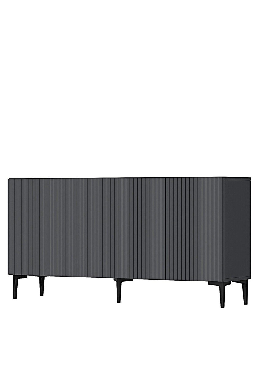 Consola, Hanah Home, Zeynep 180, 180x75x32 cm, Antracit — imaginea 5