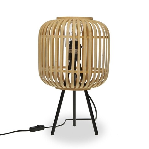 Lampa de masa Ramon, Versa, 25 x 48 cm, bambus